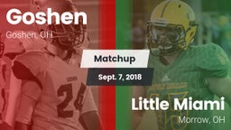 Matchup: Goshen vs. Little Miami  2018