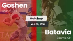 Matchup: Goshen vs. Batavia  2018