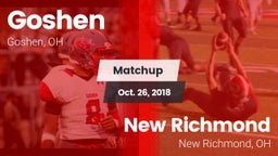 Matchup: Goshen vs. New Richmond  2018