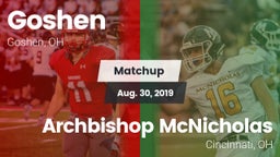 Matchup: Goshen vs. Archbishop McNicholas  2019