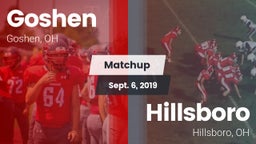 Matchup: Goshen vs. Hillsboro 2019