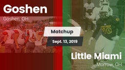 Matchup: Goshen vs. Little Miami  2019
