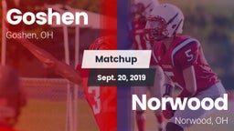 Matchup: Goshen vs. Norwood  2019