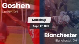 Matchup: Goshen vs. Blanchester  2019