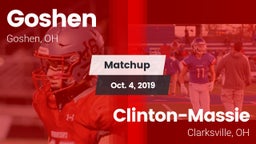 Matchup: Goshen vs. Clinton-Massie  2019