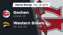 Recap: Goshen  vs. Western Brown  2019