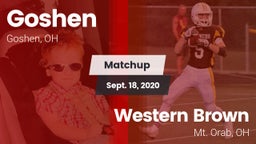 Matchup: Goshen vs. Western Brown  2020