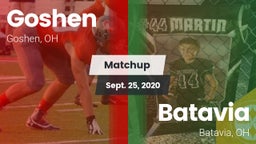 Matchup: Goshen vs. Batavia  2020