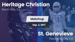 Matchup: Heritage Christian vs. St. Genevieve  2017