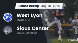 Recap: West Lyon  vs. Sioux Center  2018