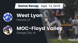 Recap: West Lyon  vs. MOC-Floyd Valley  2018