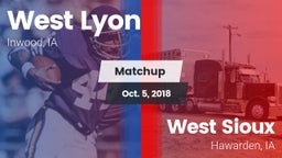 Matchup: West Lyon vs. West Sioux  2018