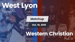 Matchup: West Lyon vs. Western Christian  2018