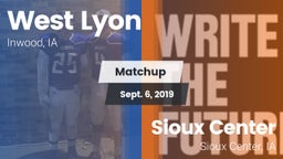 Matchup: West Lyon vs. Sioux Center  2019
