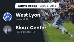 Recap: West Lyon  vs. Sioux Center  2019