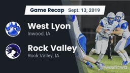 Recap: West Lyon  vs. Rock Valley  2019