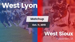 Matchup: West Lyon vs. West Sioux  2019
