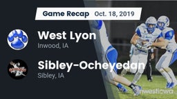Recap: West Lyon  vs. Sibley-Ocheyedan 2019