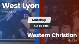 Matchup: West Lyon vs. Western Christian  2019