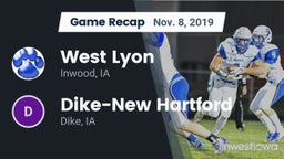 Recap: West Lyon  vs. ****-New Hartford  2019