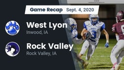 Recap: West Lyon  vs. Rock Valley  2020