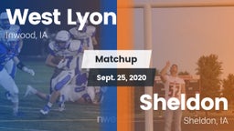 Matchup: West Lyon vs. Sheldon  2020