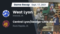 Recap: West Lyon  vs. Central Lyon/George-Little Rock  2021