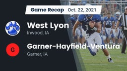Recap: West Lyon  vs. Garner-Hayfield-Ventura  2021