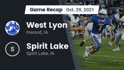 Recap: West Lyon  vs. Spirit Lake  2021