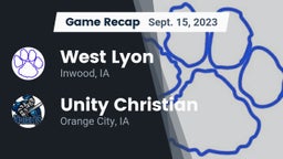 Recap: West Lyon  vs. Unity Christian  2023