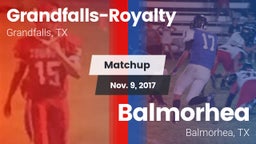 Matchup: Grandfalls-Royalty vs. Balmorhea  2017