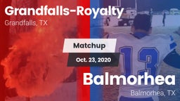 Matchup: Grandfalls-Royalty vs. Balmorhea  2020