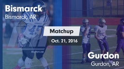 Matchup: Bismarck vs. Gurdon  2016