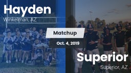 Matchup: Hayden vs. Superior  2019