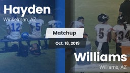 Matchup: Hayden vs. Williams  2019