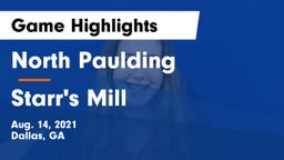North Paulding  vs Starr's Mill  Game Highlights - Aug. 14, 2021