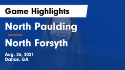 North Paulding  vs North Forsyth  Game Highlights - Aug. 26, 2021
