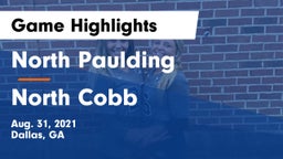 North Paulding  vs North Cobb  Game Highlights - Aug. 31, 2021