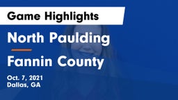 North Paulding  vs Fannin County  Game Highlights - Oct. 7, 2021