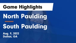 North Paulding  vs South Paulding  Game Highlights - Aug. 9, 2022