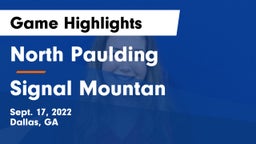 North Paulding  vs Signal Mountan Game Highlights - Sept. 17, 2022