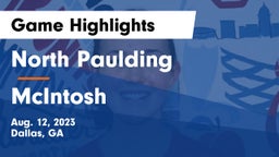 North Paulding  vs McIntosh  Game Highlights - Aug. 12, 2023