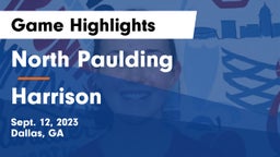 North Paulding  vs Harrison  Game Highlights - Sept. 12, 2023