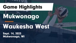 Mukwonago  vs Waukesha West  Game Highlights - Sept. 14, 2023