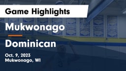 Mukwonago  vs Dominican  Game Highlights - Oct. 9, 2023