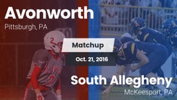 Matchup: Avonworth vs. South Allegheny  2016