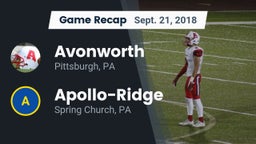 Recap: Avonworth  vs. Apollo-Ridge  2018