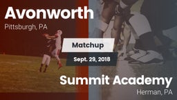 Matchup: Avonworth vs. Summit Academy  2018