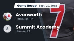 Recap: Avonworth  vs. Summit Academy  2018
