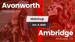 Matchup: Avonworth vs. Ambridge  2020